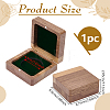 Wooden Badge Packing Magnetic Boxes CON-WH0085-229A-2