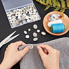80Pcs 4 Style Alloy Rhinestone Shank Buttons DIY-GA0003-58-3