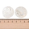 Natural White Shell Cabochons SSHEL-C012-10-3