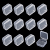 Transparent Plastic Bead Containers CON-YW0001-04-1