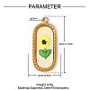 304 Stainless Steel with Cloth Pendants FB-OY001-03G-2