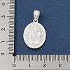 999 Sterling Silver Religious Medal Pendants STER-C006-02S-3