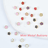 140Pcs 7 Colors Alloy Enamel Buttons FIND-GF0008-29-5