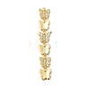 Brass Micro Pave Cubic Zirconia Big Pendants KK-C164-01E-G-1