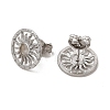 Non-Tarnish 304 Stainless Steel Stud Earring Cabochon Settings EJEW-I281-02P-2