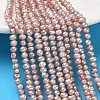 Natural Cultured Freshwater Pearl Beads Strands PA-CBAC463-21-1