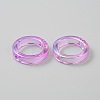 Plating Acrylic Beads MACR-WH0010-20B-03-2