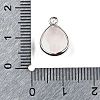 Natural Rose Quartz Faceted Pendants G-U019-05P-09-3