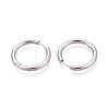 304 Stainless Steel Hoop Earrings EJEW-T048-24C-P-2