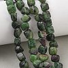 Natural Ruby in Zoisite Beads Strands GG-CBA9392-04-1