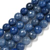 Natural Blue Aventurine Beads Strands G-E571-A10-02-1