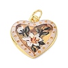 Printed Brass Pendants KK-CBA8989-02D-1