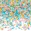 60G Baking Paint Glass Tube Beads GLAA-SC0003-43A-1
