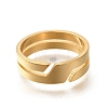 304 Stainless Steel Rings for Women RJEW-S238-07G-2