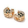 Alloy Rhinestone European Beads FIND-Q115-09G-2