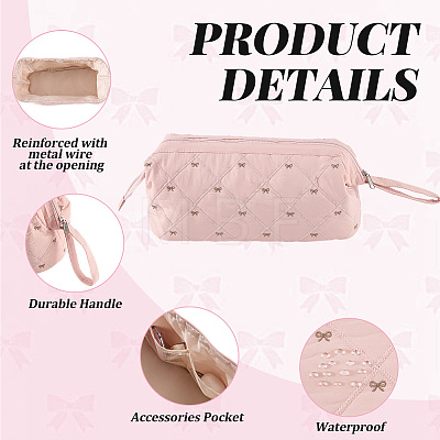 Cotton Cloth Hair Dryer Storage Zipper Bags AJEW-WH20054-331A-1