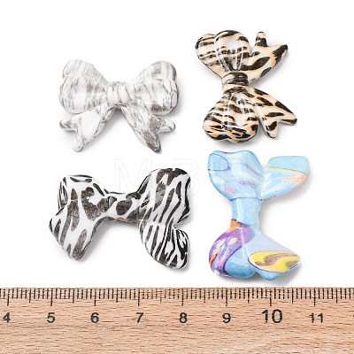 Printed Opaque Acrylic Beads MACR-C042-01-1