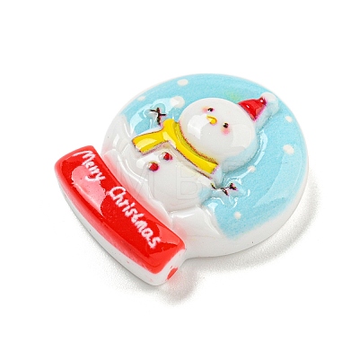 Christmas Opaque Resin Decoden Cabochons RESI-U006-05F-1