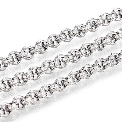 Brass Ring Link Chains CHC-T018-35P-1