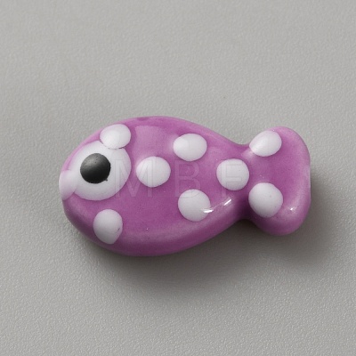 Handmade Porcelain Beads PORC-WH20001-02S-1