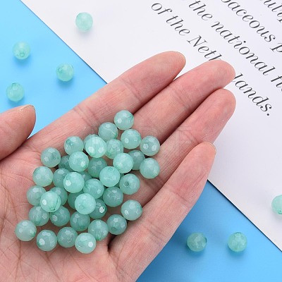 Transparent Acrylic Beads TACR-S154-62E-02-1