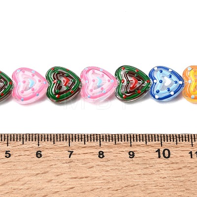 Glass Enamel Beads GLAA-Z021-01J-1
