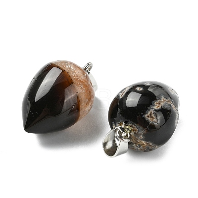 Natural Agate Pendants GG-K002-13D-1