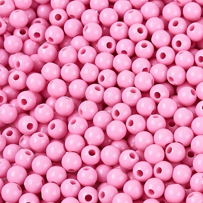 Opaque Acrylic Beads SACR-A006-06F-1