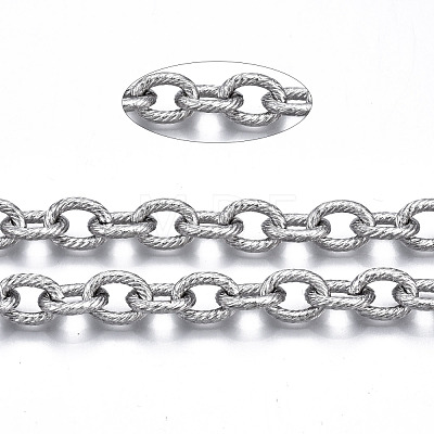 304 Stainless Steel Link Chains CHS-T003-20P-NF-1