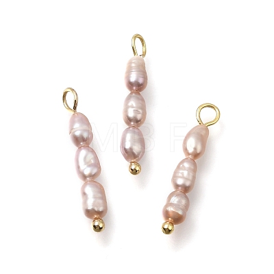 Natural Freshwater Pearl Beaded Pendants PA-CBAF2FA-03G-A02-1