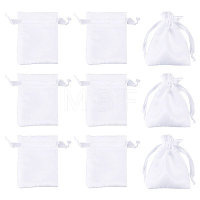 10Pcs Brocade Good Luck Fortune Drawstring Gift Blessing Bags PAAG-TADJ0001-01A-1