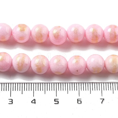 Natural Mashan Jade Beads Strands G-A255-A01-01B-1