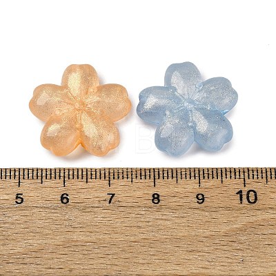 Luminous Transparent Acrylic Beads LACR-S001-15B-1