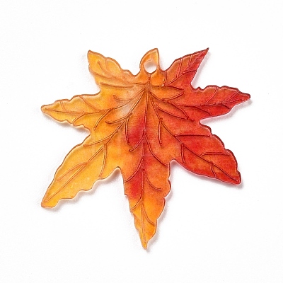 Autumn Theme Acrylic Pendants SACR-E002-14-1