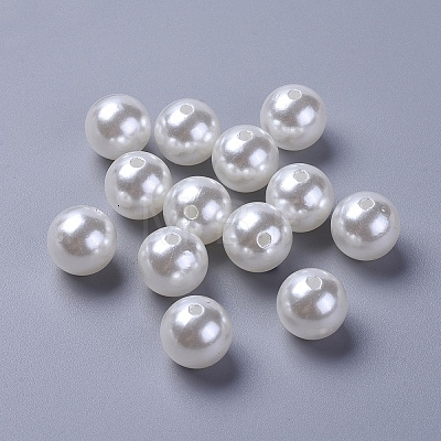 Imitation Pearl Acrylic Beads PL612-22-1