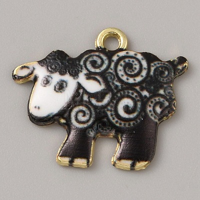 Printed Alloy Pendants FIND-WH0422-43B-1