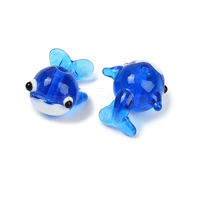 Handmade Lampwork Bumpy Beads LAMP-P067-02-01-1