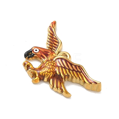 304 Stainless Steel Enamel Pendants STAS-L316-23G-03-1