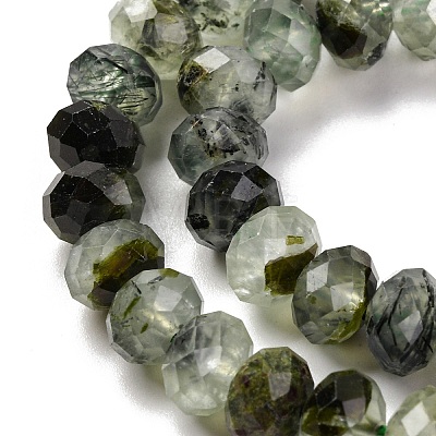 Natural Prehnite Beads Strands G-K380-A38-04-1