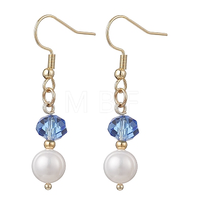 3 Pairs 304 Stainless Steel Natural Cultured Freshwater Pearl Round Earring Sets EJEW-JE06817-01-1