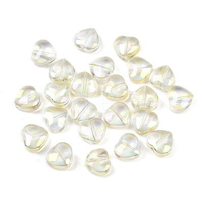 Electroplate Glass Bead EGLA-H102-08Z-1