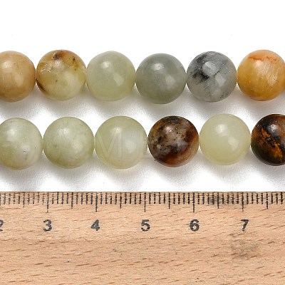 Natural Butter Jade Beads Strands G-C289-B03-10mm-1
