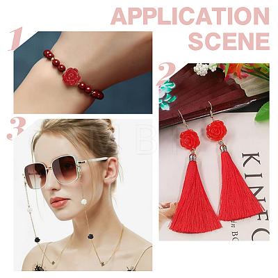 120Pcs 12 Colors Opaque Resin Beads CRES-ME0001-01-1