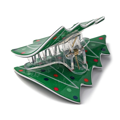 Christmas Claw Plastic Claw Hair Clips LS-PHAR-K006-01D-1