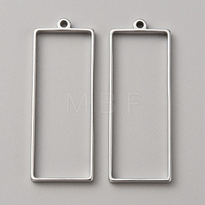 304 Stainless Steel Open Back Bezel Pendants FIND-WH0152-123E-1