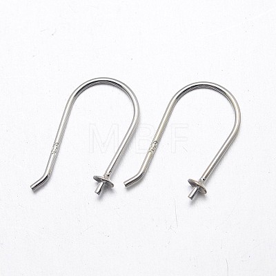 925 Sterling Silver Earring Hook Findings STER-M102-03S-5mm-1