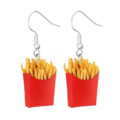 Acrylic Food Model Dangle Earrings PW-WG51A76-12-1