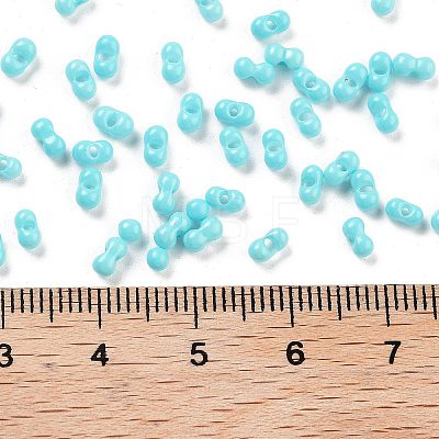 Baking Paint Glass Seed Beads SEED-A033-04P-1