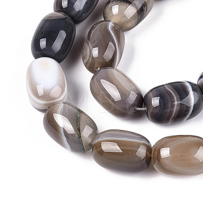 Natural Agate Beads Strands G-N356-02A-02-1
