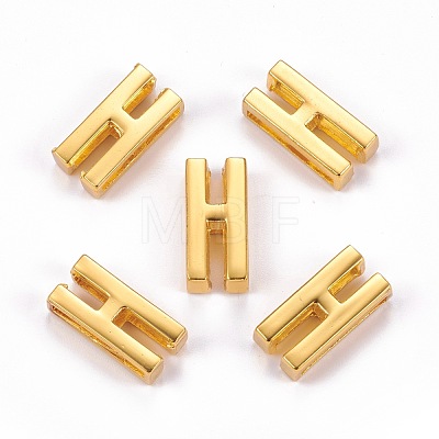 Alloy Slide Charms PALLOY-I201-01G-H-1